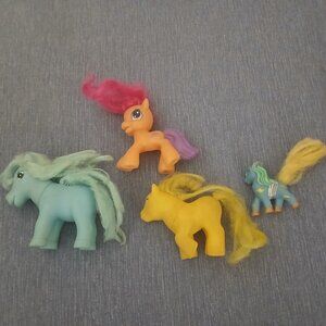 My little pony set of 4 Used